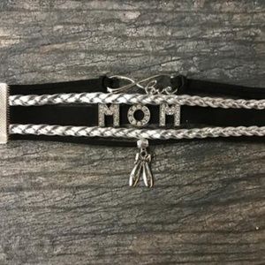 Dance Mom Bracelet - Black & Silver